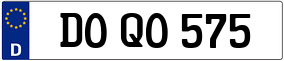 Truck License Plate